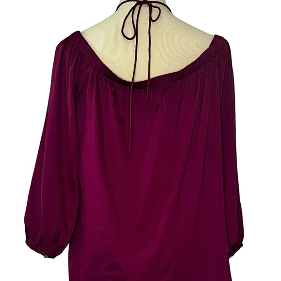 LOFT Off the Shoulder Top with halter tie detail - Picture 3 of 3